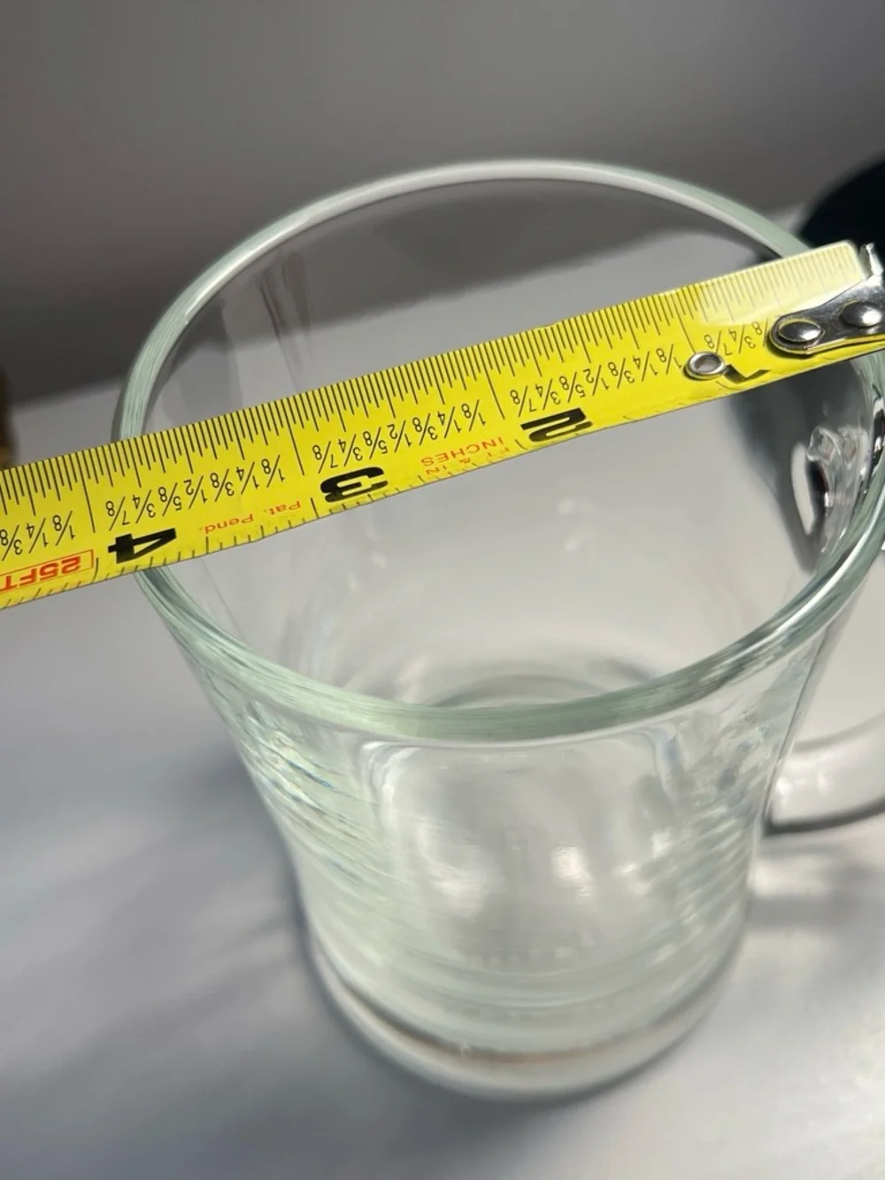 IKEA MJÖD Clear Glass Beer Mug Tankard | Heavy Duty 20 oz (60 cl) Stein